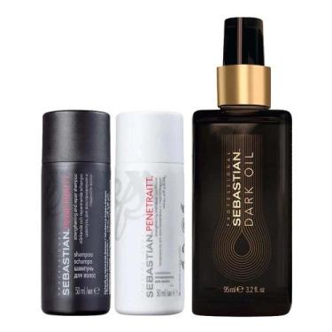 Imagem de Sebastian Penetraitt Kit Travel Size Shampoo + Condicionador + Dark Oi