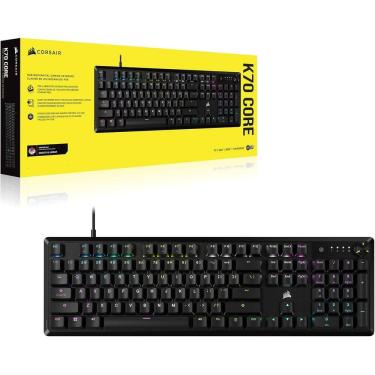 Imagem de Teclado Gamer Corsair K70 Core RGB USB - Preto CH-910971E-BR