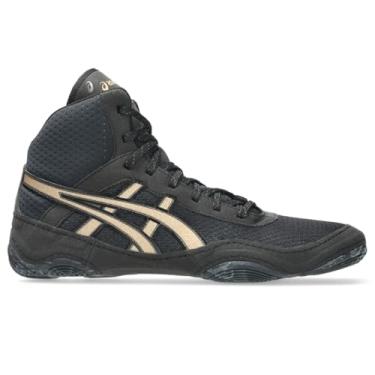 Imagem de ASICS Tênis feminino de luta livre MATBLAZER, Preto/champanhe, 35