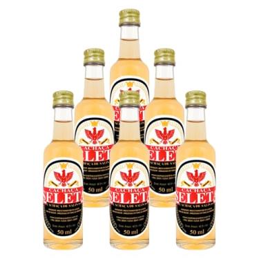 Imagem de Genérico, Miniatura Cachaça Seleta Tradicional 50ml 6 Unidades