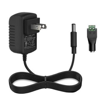 Imagem de Fonte de alimentação adaptador CA 24V 1A - Conversor de 100-240V para 24V 1A 24W com plugue de 5,5 mm x 2,5 mm para tiras de LED, câmeras CCTV, bombas CC e mais