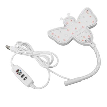 Imagem de Lâmpada LED de crescimento em forma de abelha USB de espectro completo para plantas de interior 1 a 9 níveis, temporização regulável 3H 9H 12H DC 5V 50.000 horas de vida útil da planta