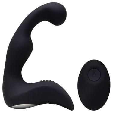 Imagem de S-Hande Estimulador de Próstata, Recarregável, Silicone, Landy-RCT, 13,2cm Comprimento, 2,9cm Diâmetro, 9 Funções de Vibração, À Prova D'água, Controle Remoto