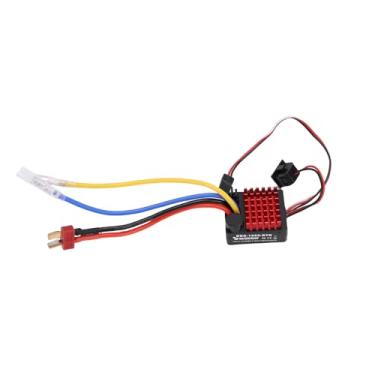 Imagem de Hilitand 60A Escovado Esc Com Plugue T, Comprovação de água 2-3s LI Suporte à Bateria Compatível Com 540/550/750 Motores para Carros, Barcos, Tanques