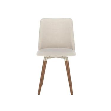 Imagem de Kit 2 Cadeiras de Cozinha Dakota Natural Mesa de Jantar (Linho Carbono - Linked 35)