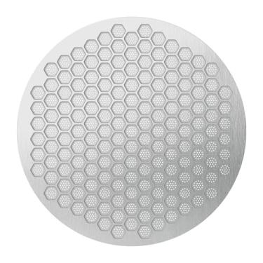 Imagem de Tela de disco expresso de 51 mm/53 mm/58,35 mm, espessura de 0,7 mm, aço inoxidável 304, para cesta de filtro de filtro de café expresso (bitter)