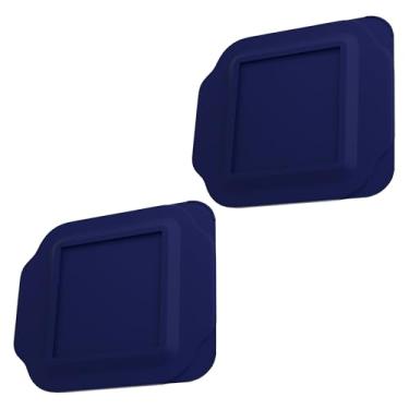 Imagem de Tampa de substituição para pirex 2-QT 20.3 cm x 20.3 cm tampa de recipiente para assadeira de vidro 222-PC (azul marinho), pacote com 2