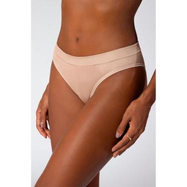 Imagem de Calcinha Loba Lupo 40380-001 Feminina Sem Costura Canelada Microfibra 