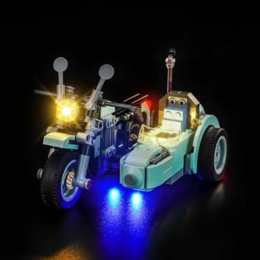 Imagem de Hilighting Upgraded Led Light Kit Compatible with Lego Hagrid & Harry's Motorcycle Ride Building Set, Lights Decoration Compatible with Lego 76443 (Model Not Included)