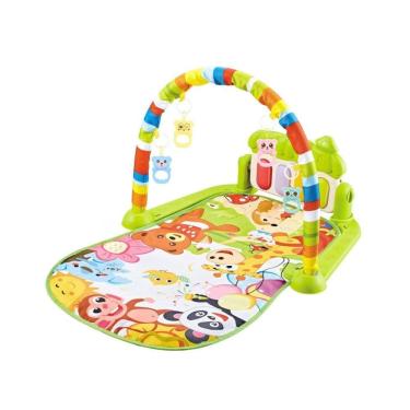 Imagem de Tapete Bebê Mobile Musical Melodia Baby Style Verde Animais