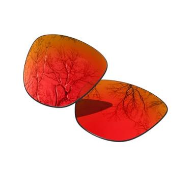 Imagem de ToughAsNails Lentes polarizadas para óculos de sol Oakley Frogskins – Mais opções, Laranja fogo, One Size