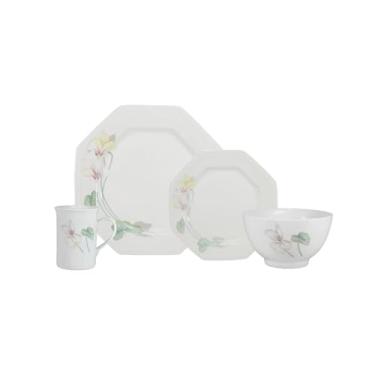 Imagem de Serviço de 24 Peças com Bowl e Caneca em Porcelana, Decoração Encanto, Porcelana Schmidt