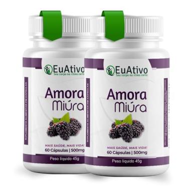 Imagem de Amora Miúra 500mg 60 Cápsulas EuAtivo (2)