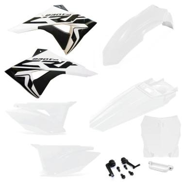 Imagem de Kit Plástico Biker Next Crf 230 Com Number Plate F1rst e Adesivos