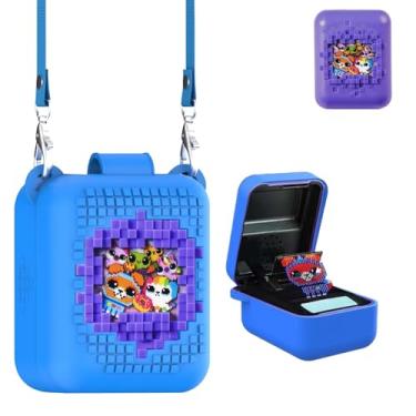 Imagem de Capa de silicone para animal de estimação digital de brinquedo interativo Bitzee, capa protetora para animais de estimação eletrônicos virtuais Bitzee, acessórios com cordão, proteção contra