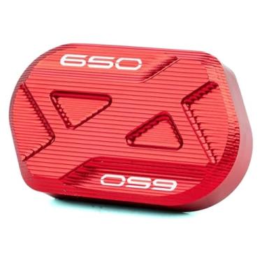 Imagem de BYYINGSUS Compatível com Z650 Z900 Z900RS Z 900 650 N650 Suporte lateral de motocicleta Suporte lateral de coluna auxiliar (vermelho-650)