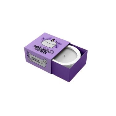 Imagem de Vela Aromática De Baunilha Com Mensagem Secreta Para Aniversário Inesquecível