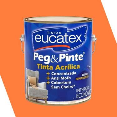 Imagem de Tinta para parede Peg Pinte 3,6L Sem Cheiro Anti Mofo Eucatex, Doce de