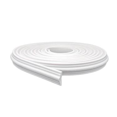 Imagem de Rodameio Meu Rodapé Autocolante em Eva RM61 Branco 3,8cmx5m