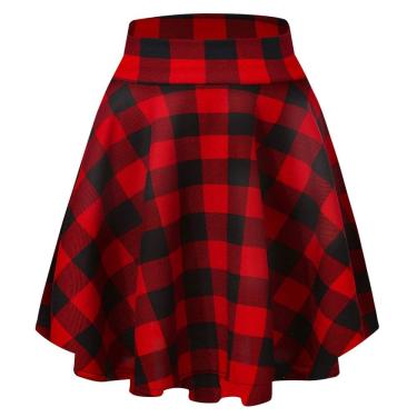 Imagem de Saia midi Urban CoCo versátil, elástica, larga, cintura alta