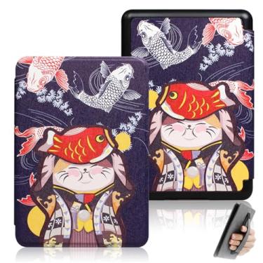 Imagem de GUKSRASO Capa para Kindle Paperwhite 11ª Geração/Signature Edition 2021 (6.8", Modelo: M2L3EK/M2L4EK) - com Função Automática de Dormir/Despertar e Alça de Mão