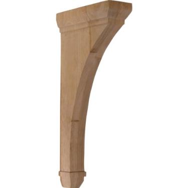 Imagem de Ekena Millwork BKT02X07X14STMA-CASE-6 Suporte Stockport, Maple - Pronto para ser manchado