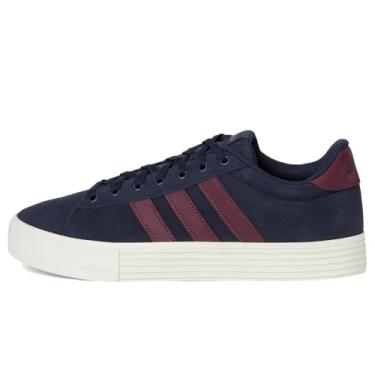 Imagem de adidas Tênis unissex adulto Daily 4.0, Tinta/Marrom/Off White, 8.5 Women/7.5 Men