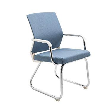 Imagem de Pé de arco para jogos de tecido de computador ergonômico executivo mesa de computador para escritório sala de reuniões