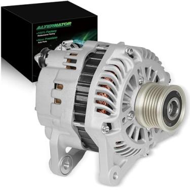 Imagem de SZKAIDAG Alternador de saída estável 23100-ZW40A compatível com: -Nissan Nv200 s sv taxi 2015, Sentra base s sl sr 2011-2012 2.0L, Versa 1.8 s/sl s sl 2009-11 1.8L L4, 12V 100Amp 6 ranhuras Polia CW