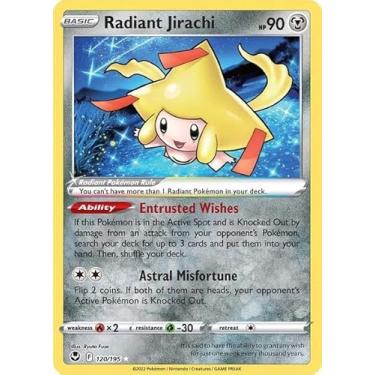 Imagem de Pokemon – Radiant Jirachi – 120/195 – Silver Tempest – Holo Foil Card