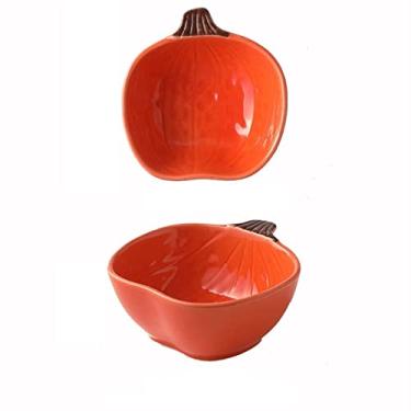 Imagem de WYUYIWH Pratos de molho em forma de frutas e vegetais tigela de sobremesa de cerâmica ketchup molho de soja vinagre prato de molho de frutas salada tigela de manteiga utensílios de mesa