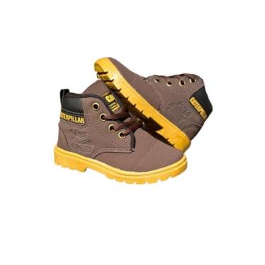 Imagem de Bota Infantil Menina Menino Carterpillar Coturno Botinha Country Bebe 