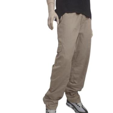 Imagem de Calça cargo de sarja - TS. S2 MODAS, Caqui, EXG