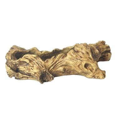 Imagem de Artificial Driftwood Planter Resin Tree Stump Planter, Sculpture Container Driftwood Style Flower Pot for Home, Style A/1081(Style D)