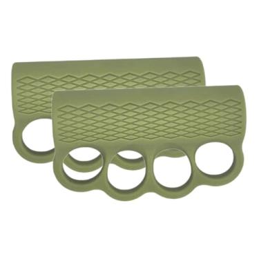 Imagem de kowaku Luvas de silicone antiderrapantes e ergonômicas e leves para proteção mãos, para ginástica crosstraining, Verde