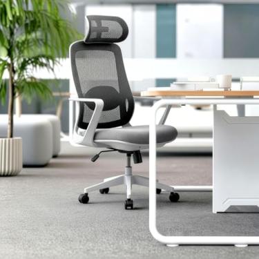 Imagem de Cadeira de Escritorio Ergonômica Presidente NR17 Modelo ErgoPro One (Cinza)