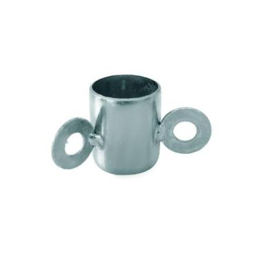 Imagem de Suporte Antena 16-B Estrelinha Movel 32Mm Tubo 1 Polegadas Prata Cromo