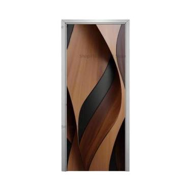 Imagem de Papel De Parede Autoadesivo Com Textura De Madeira, Mural Artístico Im