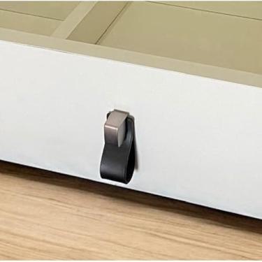 Imagem de Penteadeira De Vidro 90CM MDF Camarim Maquiagem (Puxador Couro)