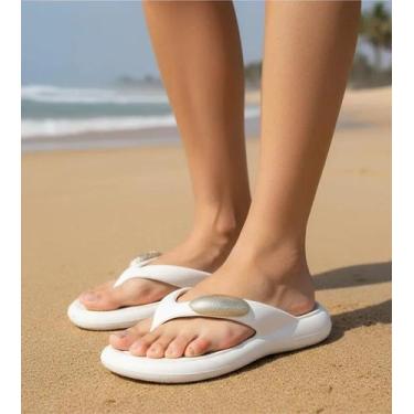 Imagem de Chinelo Piccadilly Marshmallow Confortável Anatômico Estilo, Off white