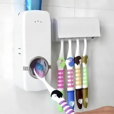 Imagem de Suporte Esterilizador para Escova de Dente com/sem Luz UV - 2 em 1 Organizador e Higienizador(OI-0363 SEM LUZ)