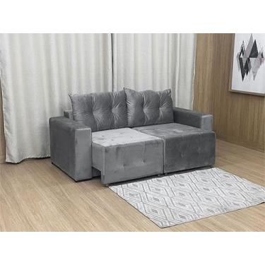 Imagem de Sofá Retrátil 1,80 m Cinza 605 Esther - Alpoim