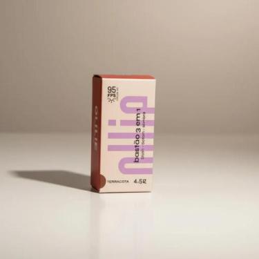 Imagem de Bastão 3 em 1 Ollie Blush, Batom e Sombra FPS95 Cor Terracota 4,5g