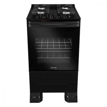 Imagem de Fogão Mueller 4 Bocas Com Mesa De Vidro E Grades De Ferro Preto Bivolt