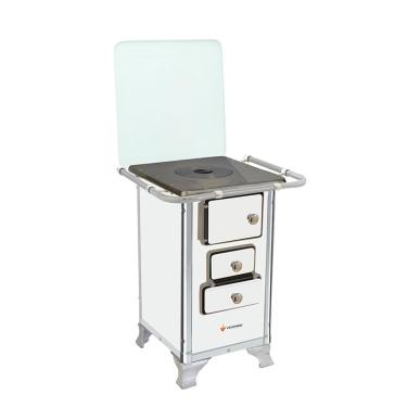 Imagem de Fogão A Lenha 00 Venâncio Com Tampa Branco 00tbr