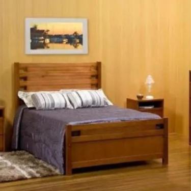 Imagem de Cama De Casal King Size Raiz 1,95 X 2,05 - Móveis De Gramado
