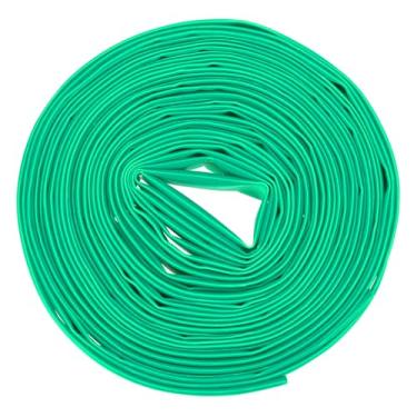 Imagem de DMiotech Tubo termorretrátil tubo de isolamento elétrico 2:1 tubo de fio de cabo envoltório manga verde 0,9 cm diâmetro 6 m de comprimento