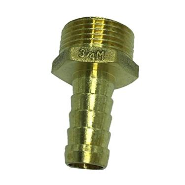 Imagem de barenx Adaptador de acoplador de hardware, conexões de ar de conexão rápida de latão farpado de 3/10.2 cm - DN20 x 14 mm, cobre