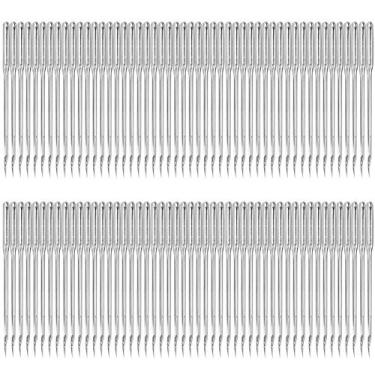 Imagem de Agulha para máquina de costura Aço de alta dureza 100 unidades Conjunto de agulhas de costura doméstica para a maioria dos tecidos Tipo 11 12 14 16 18 Suprimentos opcionais de (16#)