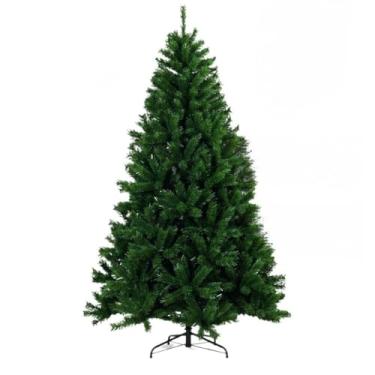 Imagem de Árvore de Natal, decoração natalina extragrande e luxuosa, dobrável, árvore de Natal verde, com suporte(1.50 | 450 Galhos | Metal)